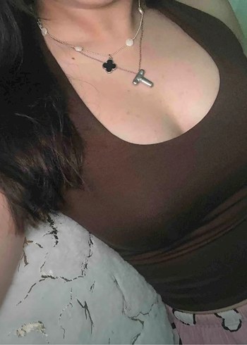 Kahverengi crop top body - Görsel 3