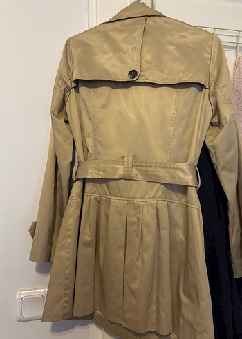 Koton Bej Kemerli Kadın Trençkot - Görsel 7