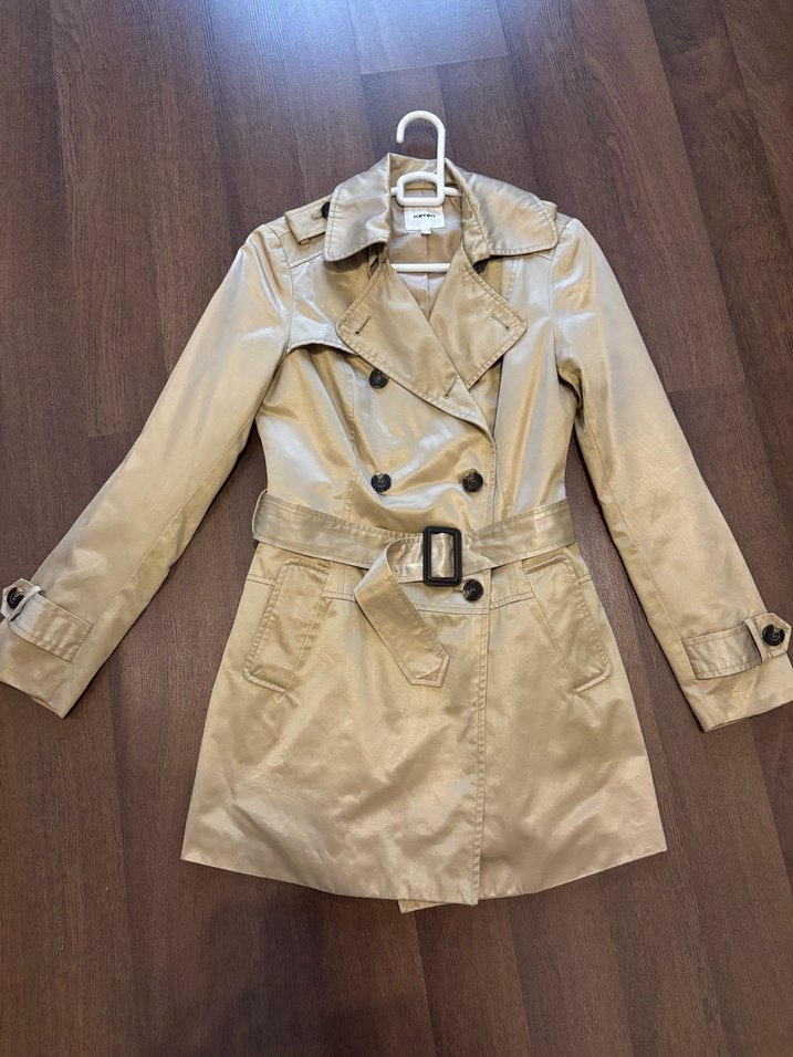 Koton Bej Kemerli Kadın Trençkot - Görsel 2