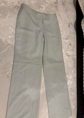 Fabrika Su yeşili kumaş pantolon - Görsel 3