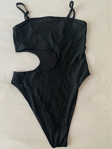 H&M siyah detaylı mayo