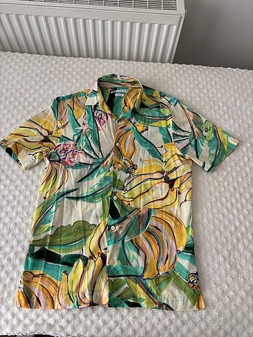 Zara kısa kol erkek gömlek