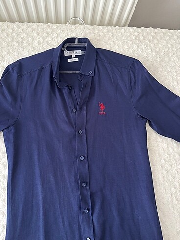 U.S Polo Assn. Erkek lacivert gömlek