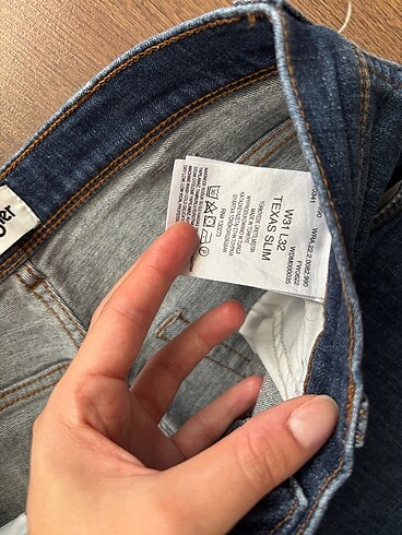 m Beden lacivert Renk Wrangler Kot Pantolon