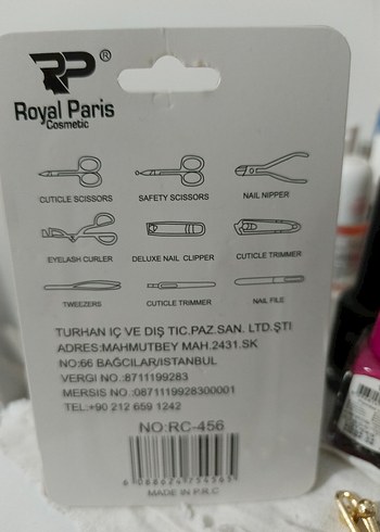 Royal Paris Pembe Tırnak Makası ve Törpü Seti - Görsel 3