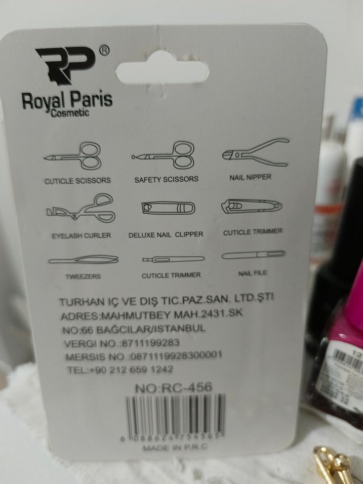 Royal Paris Pembe Tırnak Makası ve Törpü Seti - Görsel 3