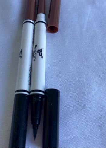 kahverengiyi kaş kalemi ve Siyah eyeliner - Görsel 3