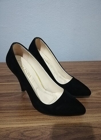 Süet stiletto