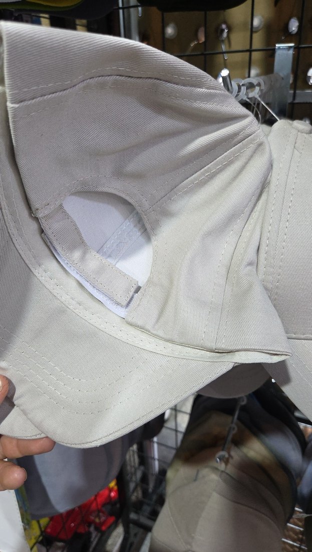 Bej Kadın Erkek Spor Şapka Velcro Ayarlı - Görsel 2