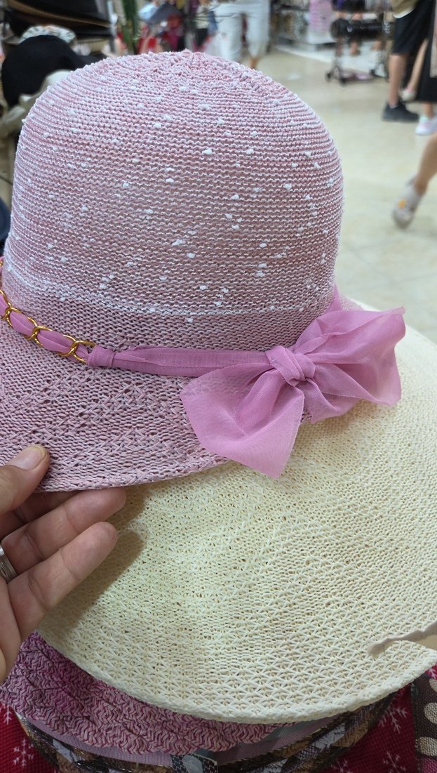 Dantel Detaylı Pembe Örgü Kadın Şapka - Görsel 3