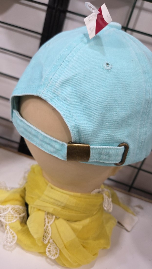 Dantel Mavi Bohem Kadın Şapka - Görsel 4