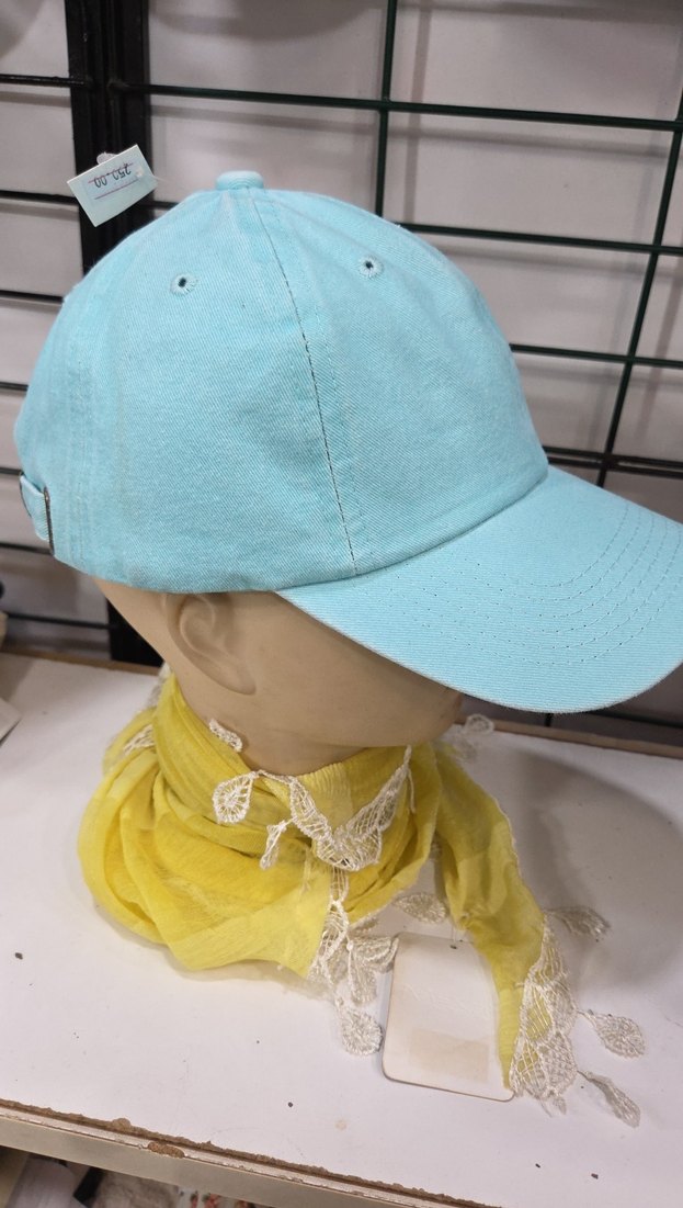 Dantel Mavi Bohem Kadın Şapka - Görsel 3