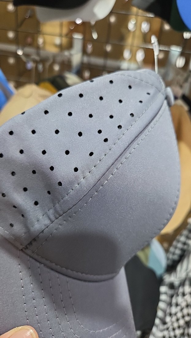 Gri Kadın & Erkek Spor Şapka Velcro Ayarlı - Görsel 3