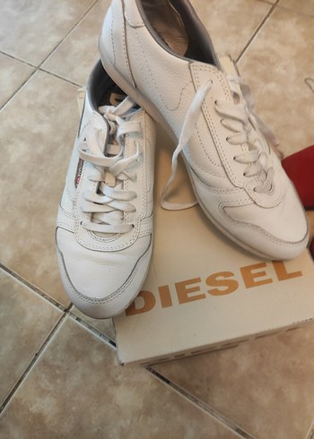 Diesel Diesel Beyaz Bağcıklı Kadın Spor Ayakkabı