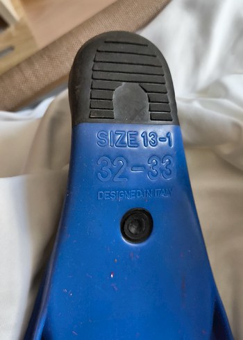 Koyu Mavi Çocuk Paleti Velcro Kayışlı - Görsel 2