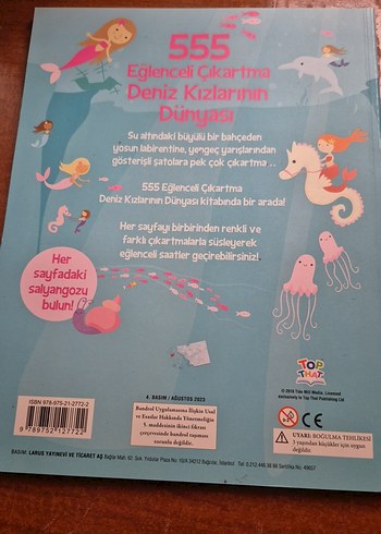  555 Eğlenceli Çıkartma Deniz Kızlarının Dünyası
