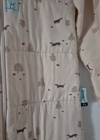 ErgoPouch 2.5 tog bej Bebek Pamuk Tulum - Görsel 2