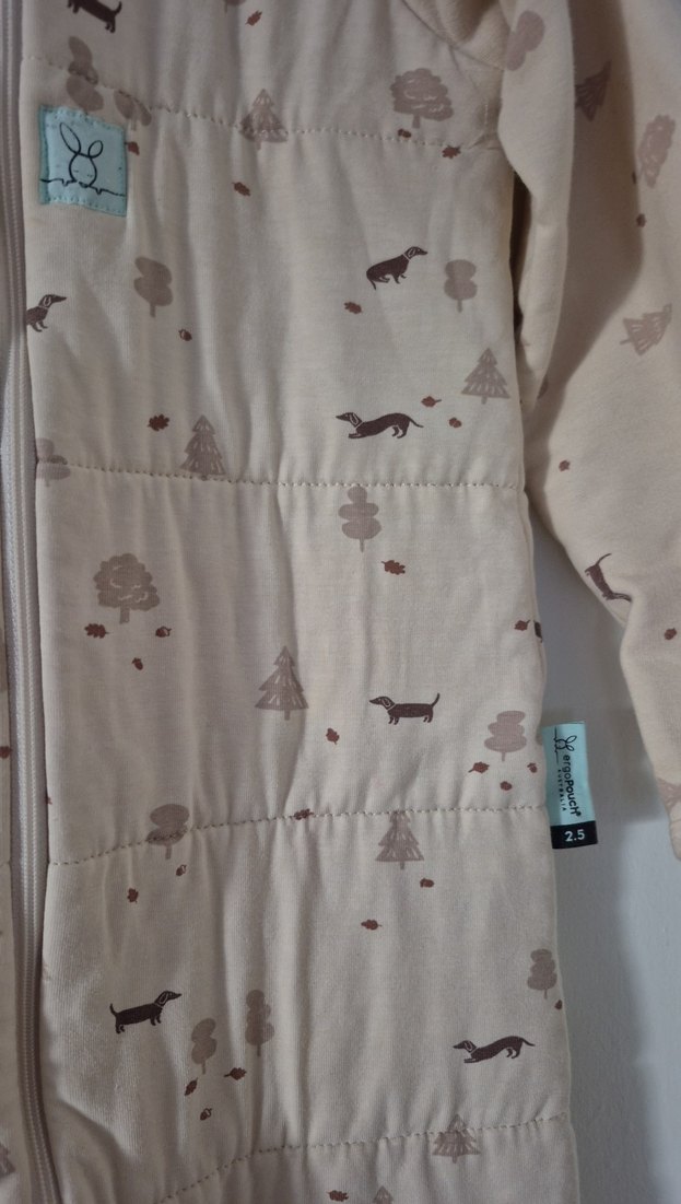 ErgoPouch 2.5 tog bej Bebek Pamuk Tulum - Görsel 2