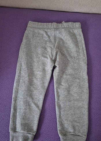 Kız Çocuk Gri Rahat Kesim Eşofman Altı - Görsel 5