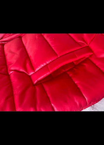 Kız Çocuk Kırmızı Kalın Yelek - Görsel 5