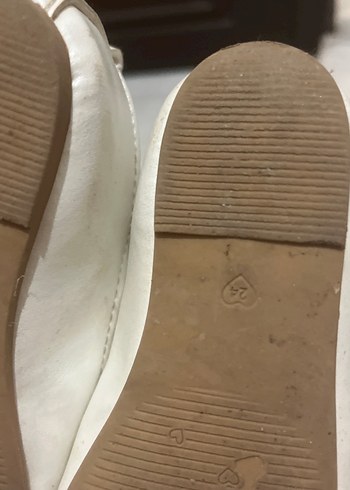 Kız Çocuk Beyaz Fiyonklu Babet - Görsel 3