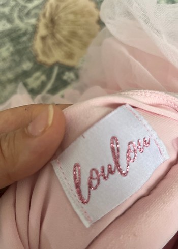 Kız Çocuk Pembe Fırfırlı uzun kollu Elbise - Görsel 5