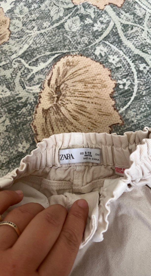 Kız Çocuk Bej Bohem Salaş Etek - Görsel 3