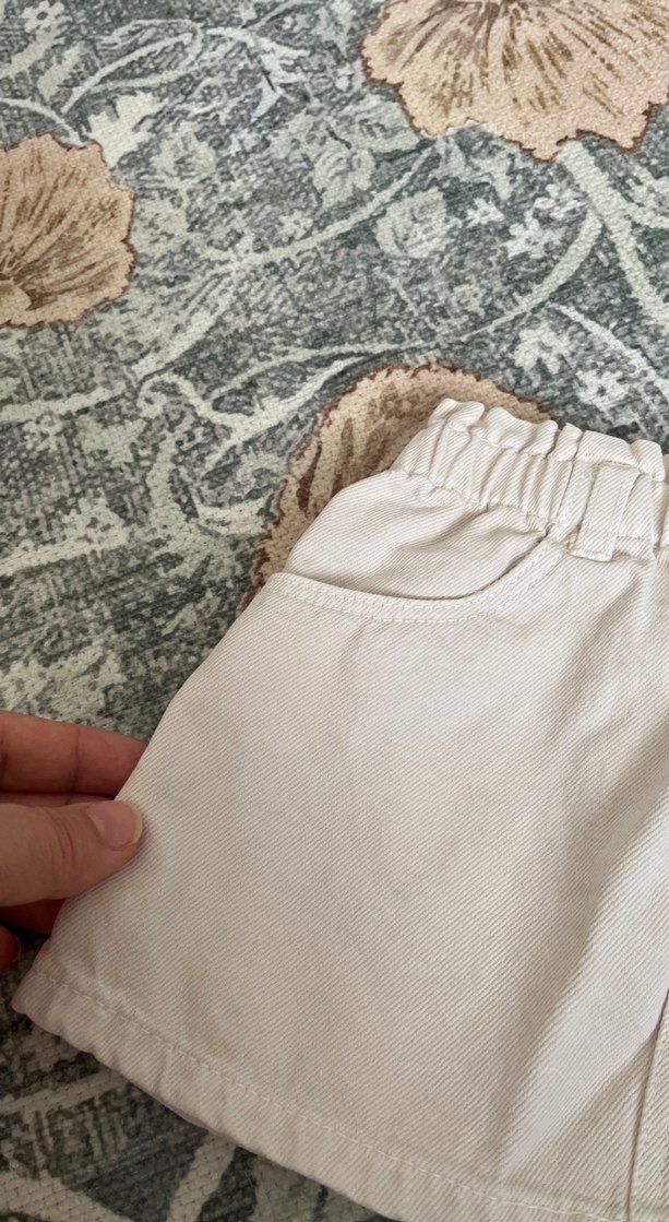 Kız Çocuk Bej Bohem Salaş Etek - Görsel 2