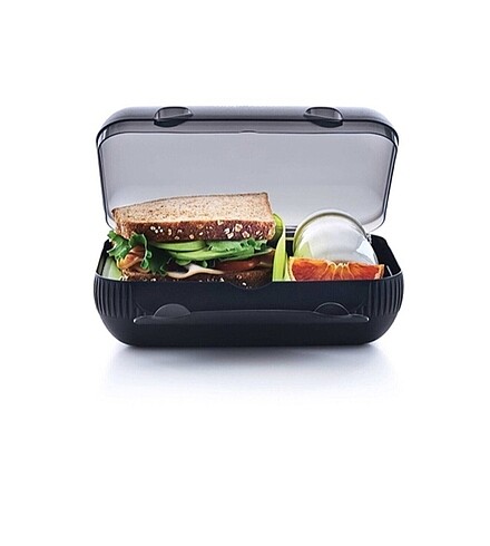 Tupperware İstiridye Beslenme Kabı Siyah