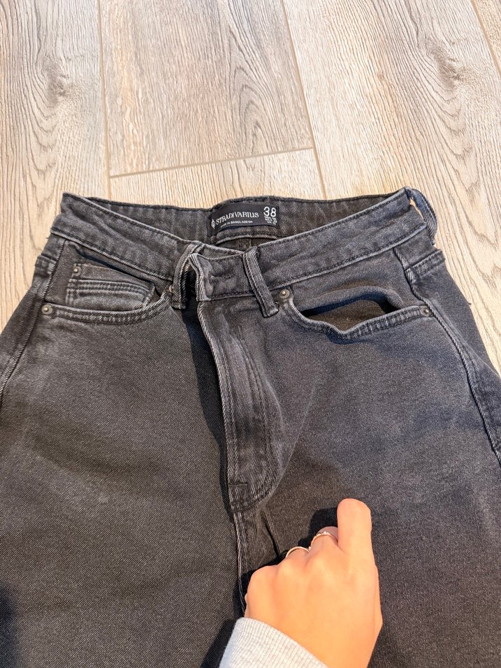 Stradivarius Mom Jean - Görsel 4