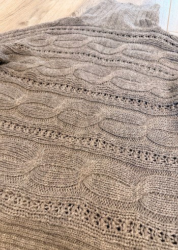 Oxxo Gri Kadın Triko Hırka - Görsel 6