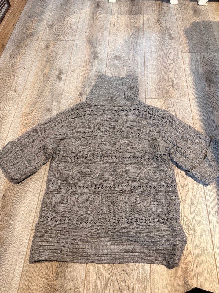 Oxxo Gri Kadın Triko Hırka - Görsel 5