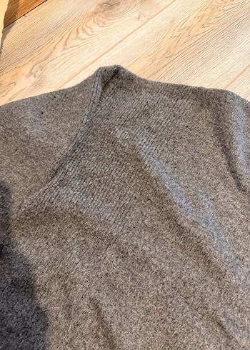 Dilvin Gri Kadın Yün Triko Kazak - Görsel 4