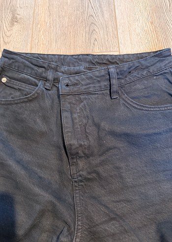 Lacivert Kadın Midi Denim Pantolon - Görsel 4