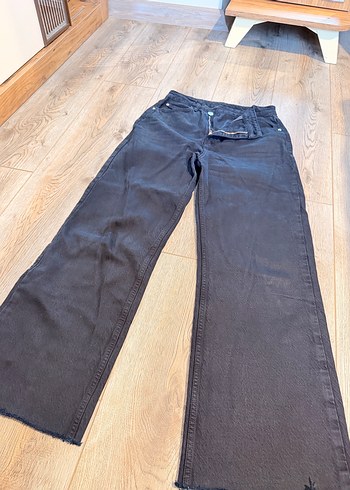 Koyu Lacivert Kadın Regular Fit Midi Denim Pantolon - Görsel 2