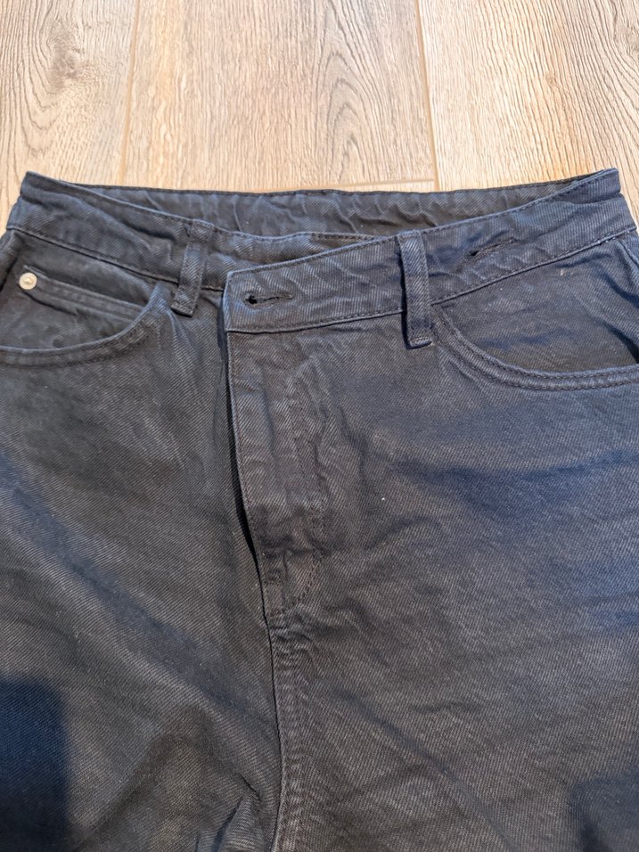 Koyu Lacivert Kadın Regular Fit Midi Denim Pantolon - Görsel 4