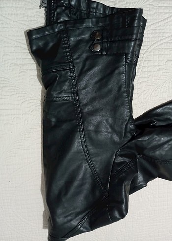 m Beden Siyah Biker Kadın Deri Ceket