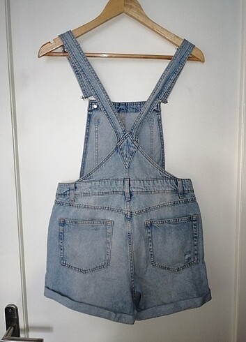 36 Beden mavi Renk Denim Salopet