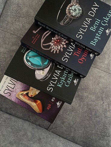 SYLVIA DAY romantik kitap serisi dört kitap tek fiyat