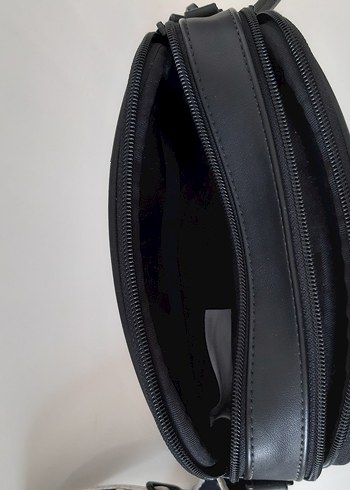 Beden siyah Renk Siyah Minimalist Kadın Bel Çantası