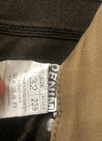 32 Beden Likralı dar paça kot