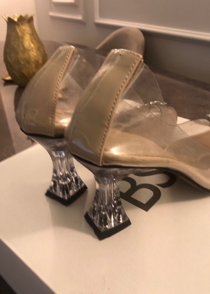 Şeffaf abiye ayakkabı - Görsel 4