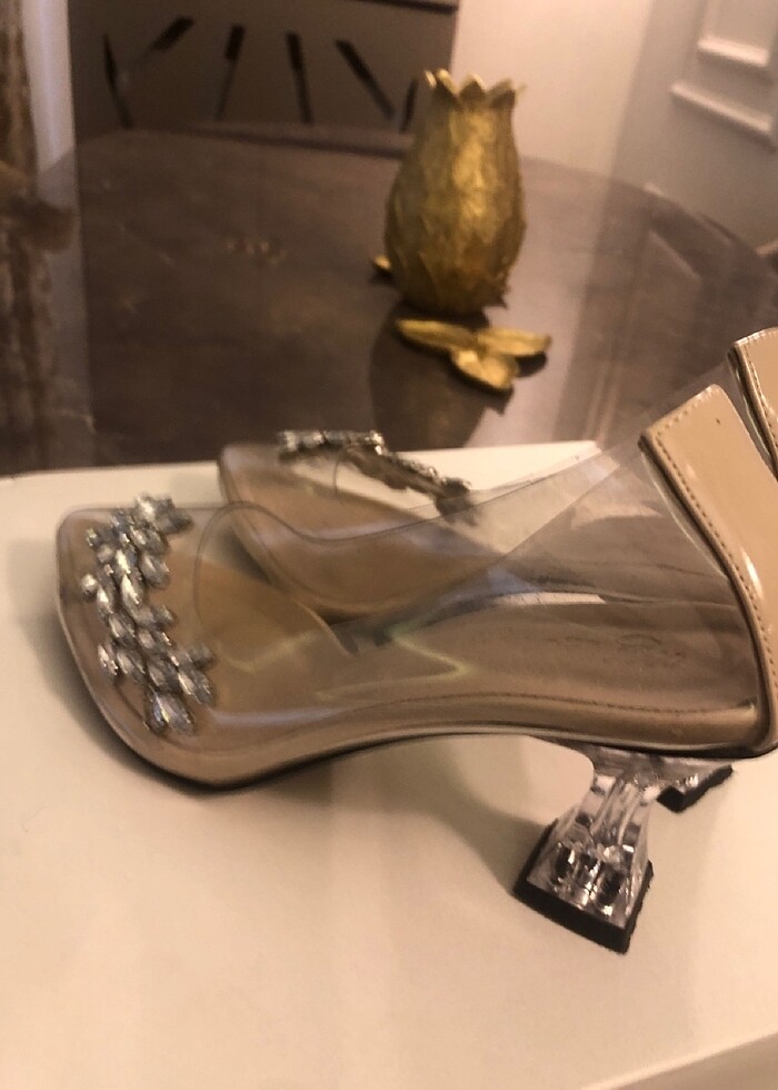Şeffaf abiye ayakkabı - Görsel 5