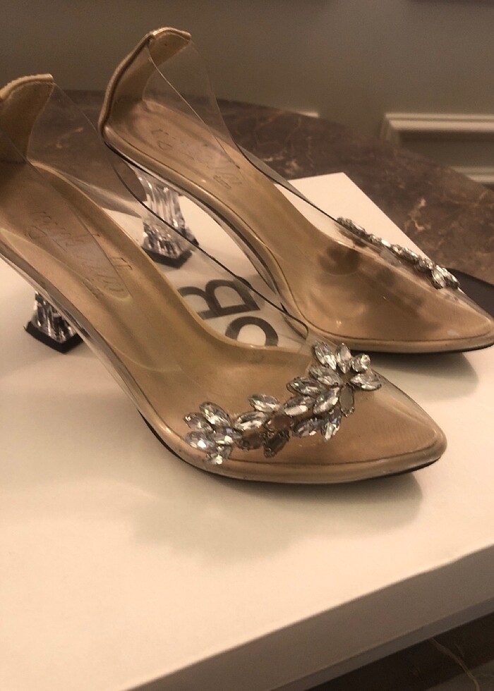 Şeffaf abiye ayakkabı - Görsel 2