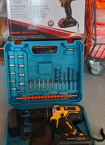 Beden Renk Bhd 28 parçalı şarjlı vidalama