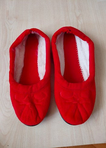 Yünlü Ev Terliği Şık Babet Sıfıra Eş - Görsel 3