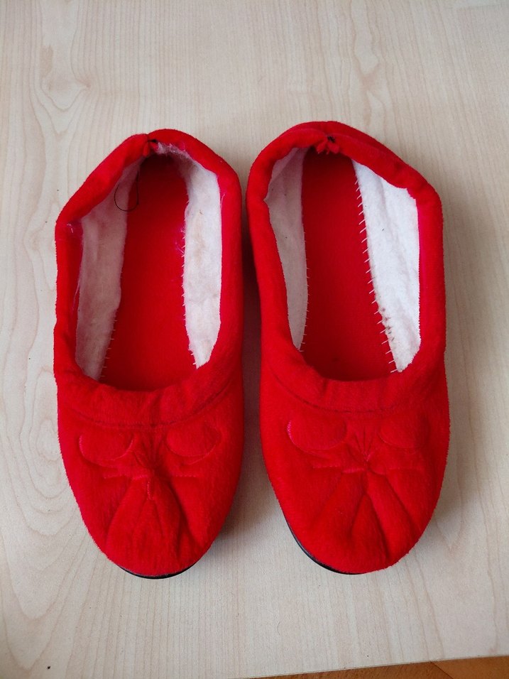 Yünlü Ev Terliği Şık Babet Sıfıra Eş - Görsel 3