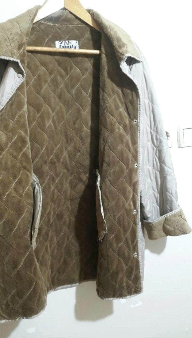 Tagula İçi Peluş Kürklü Kapitone Şık Bej Parka - Görsel 4