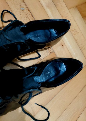 Şık Rugan Günlük Ayakkabı Sıfır Ayarında - Görsel 11