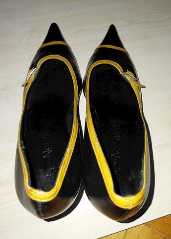 Network Hakiki Deri Orjinal Kusursuz Şık İnce Topuklu Ayakkabı - Görsel 7